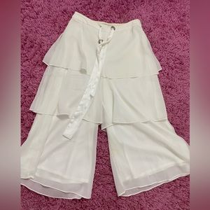 Ruffled Culottes with tie detail